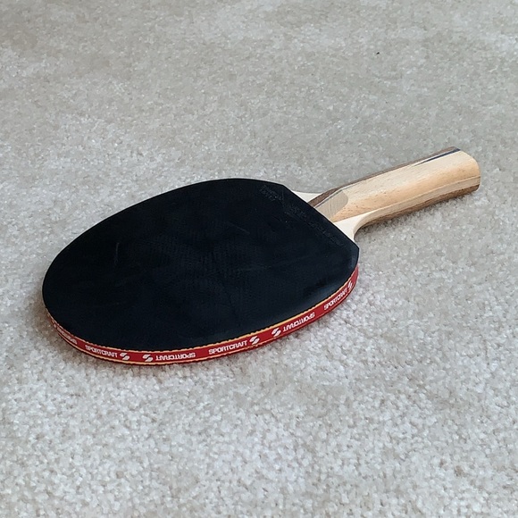 Contender SportsCraft Table Tennis Paddle, Red and Black - Picture 4 of 15